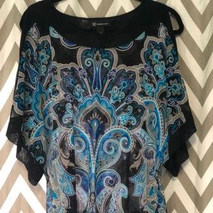 INC Sheer blouse Size L
